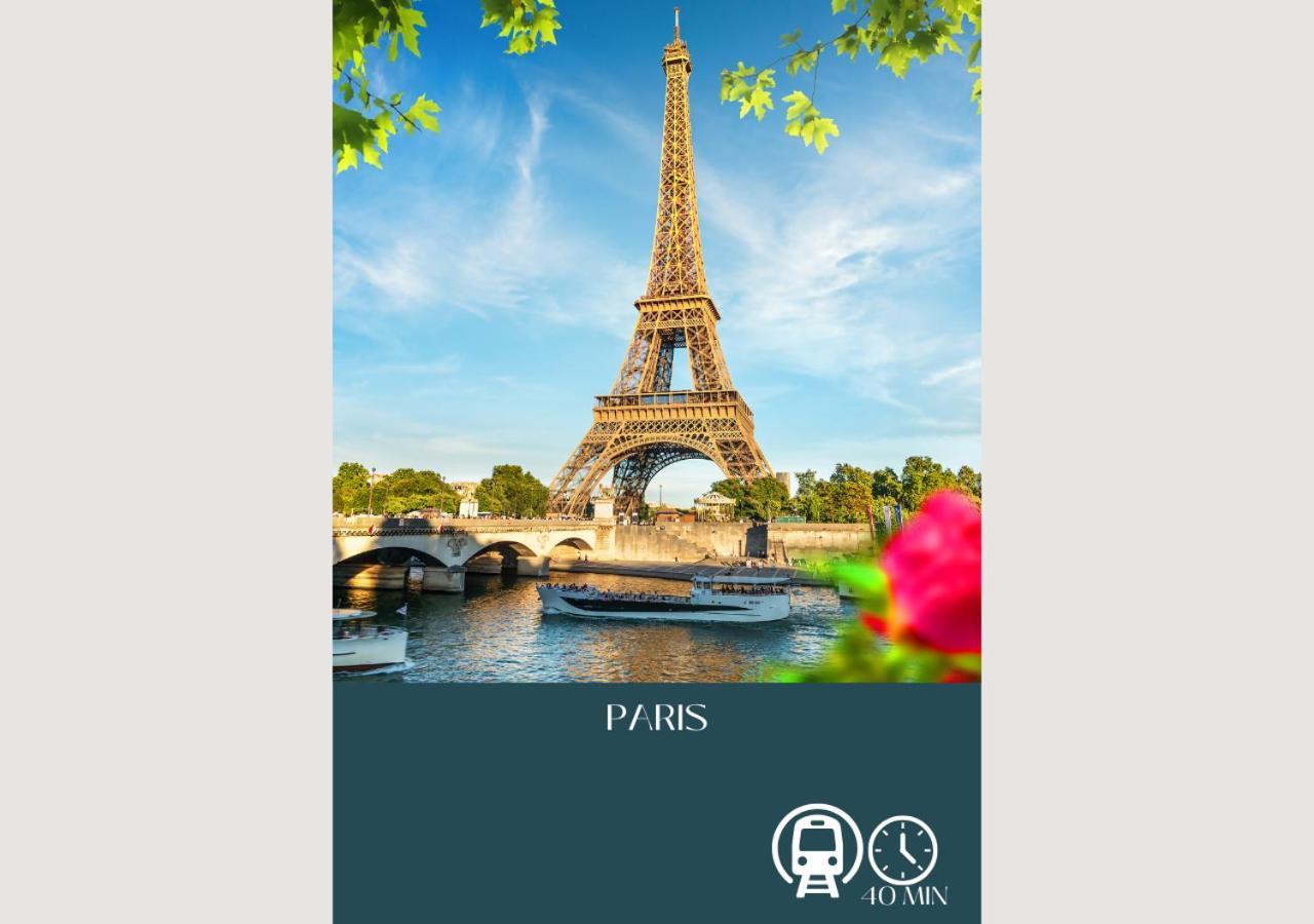 Appartement-Paris-Disney-Terrasse-Jardin-Parking Vaires-sur-Marne Eksteriør billede