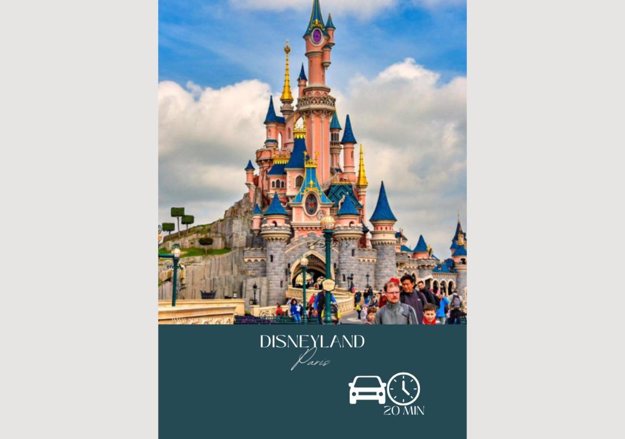 Appartement-Paris-Disney-Terrasse-Jardin-Parking Vaires-sur-Marne Eksteriør billede